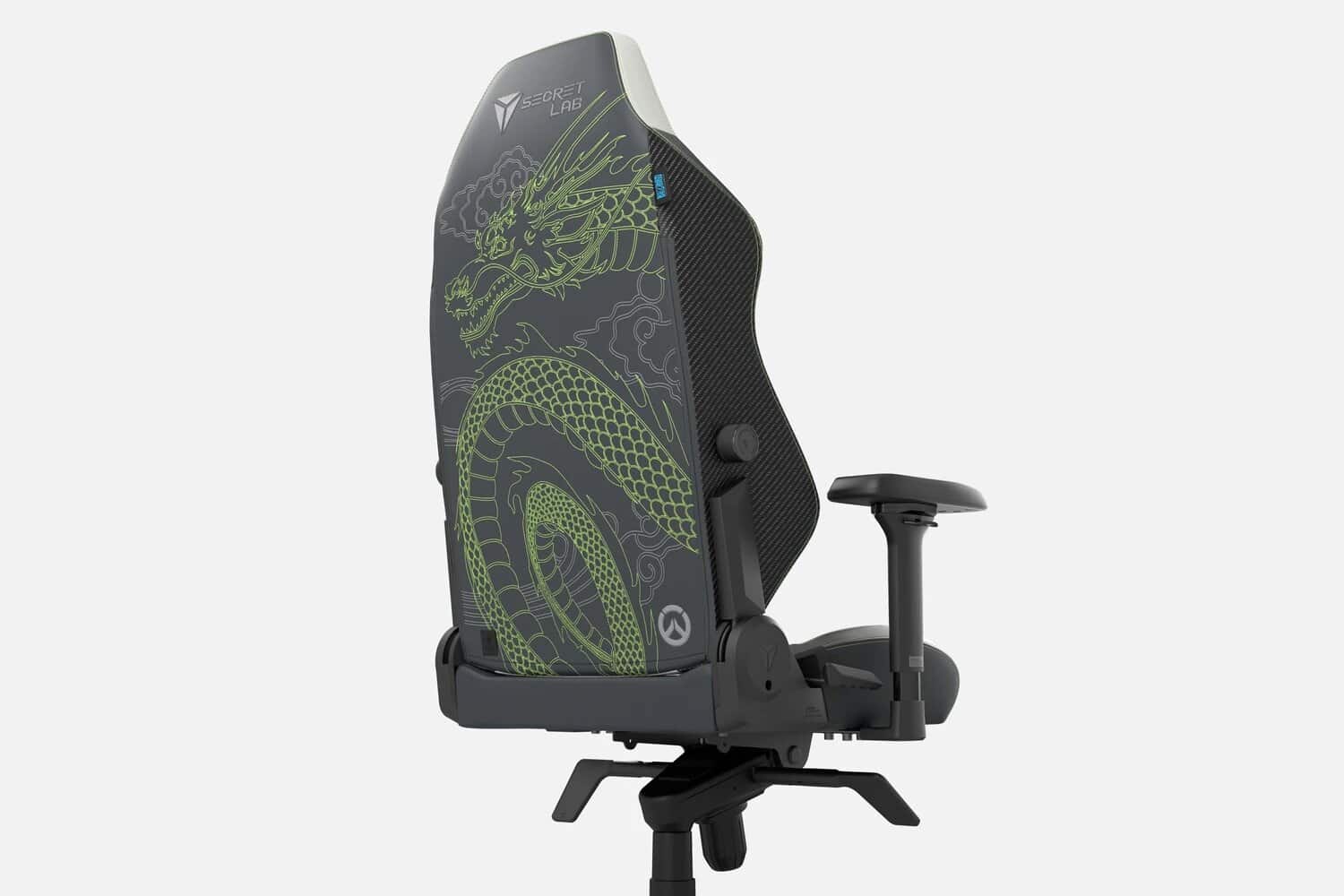 Chaise Gaming Secretlab Genji Overwatch 2 Chaise gaming Secretlab Genji Overwatch 2, dragon vert, confort et style.