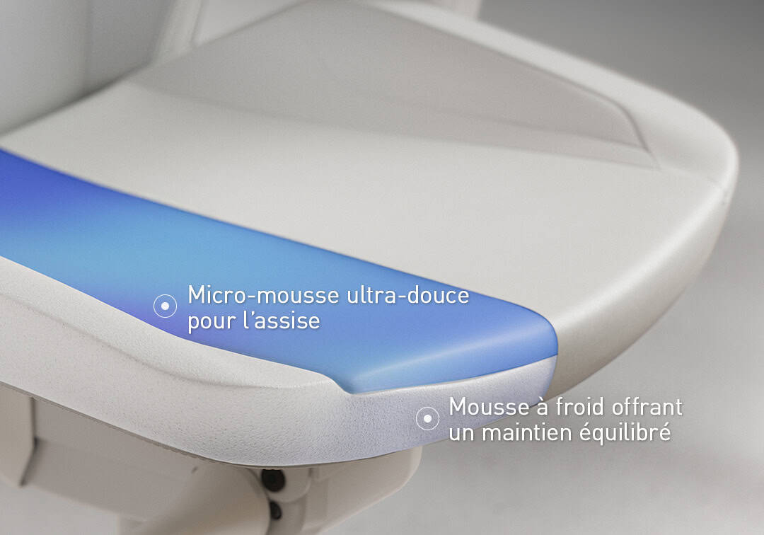 Mousses propriétaires de l'assise Secretlab ATLAS