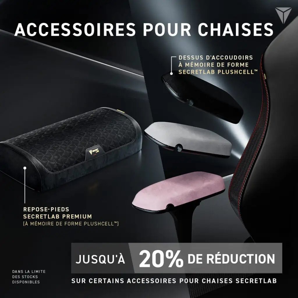accessoires chaise gamer